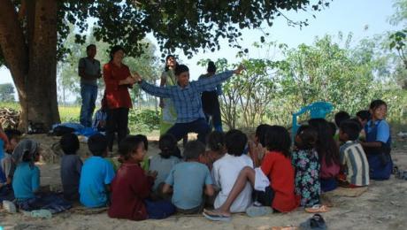 Training and reaching children in Nepal