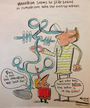Cartoon van Michiel van de Pol van Comic House gemaakt voor Wereld Water Dag 2014