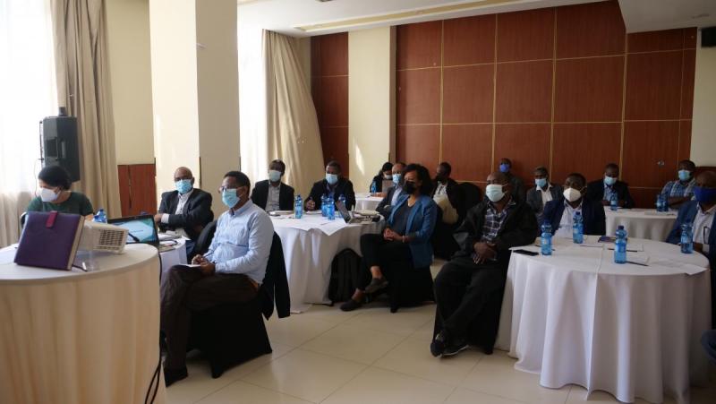 Participants at the Agenda for Change meeting in Ethiopia