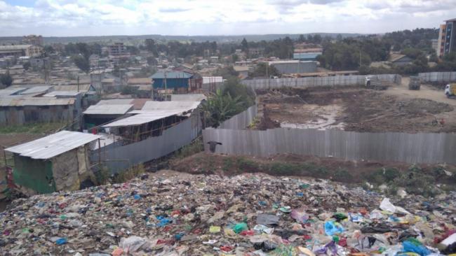 Landfill site in Kenya (photo by Jacob Baraza of CESPAD)