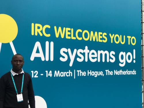 Lukas Kwezi at the IRC symposium