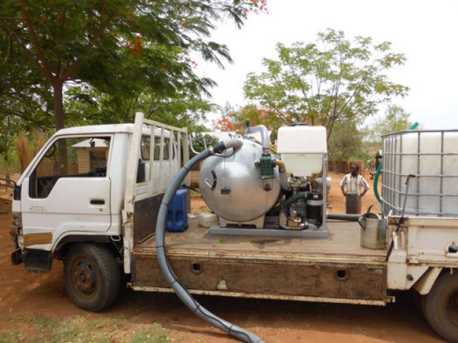  ROM Mobile Desludging Unit in Malawi. Photo: ROM bv, The Netherlands