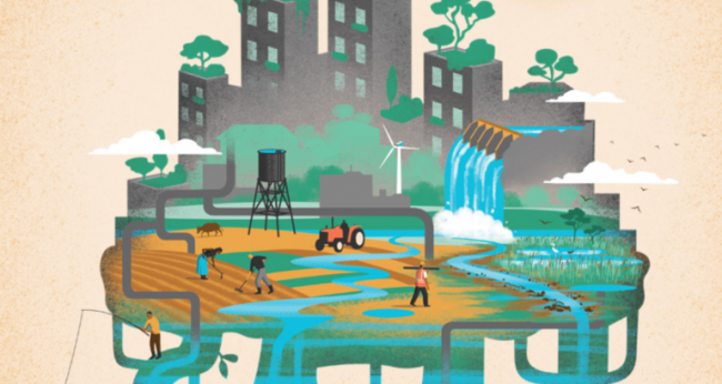 Nature-based solutions for water. Illustration for World Water Development Report 2018