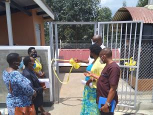 Festive opening of the Ruteete incinerator in Kabarole District, Uganda